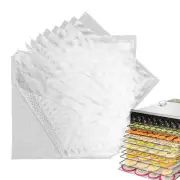 10PCS Silicone Dehydrator Sheets for Food Dehydrator Machine Square