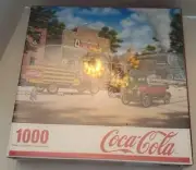 New 2013 Springbok Coca-Cola 1000 Piece Jigsaw Puzzle All Aboard MADE IN USA