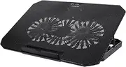 Mipcase 1pc Laptop Radiator Notebook Cooler Stand for Laptops USB Powered Lightweight Portable Design Silent Cooling Fan Material for Improved Heat Dissipation Black