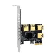 PCIe 1 to 4 Riser Card Pcie Risers Splitter 4 PCI Riser Card for Bitcoin Mining