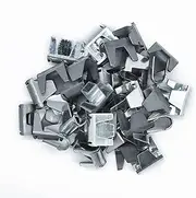 JJWNMLL 330pcs Wire Mesh Cage Buckle Clips, Pet Cage Install Tool M Clip for Cat Dog Rabbit and Cattle Sheep Fence