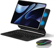 Keyboard Case for Huawei MatePad Pro 11 2024/2022, Magnetic Floating Cantilever Stand, Ultra-Slim Protective Case with Backlit Keyboard, Multi-Touch Trackpad