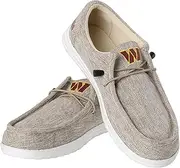 FOCO Men's NFL Team Logo Lightweight Loafers Lace Up Cotton Knit Shoes
