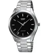 Casio Women's Analog Stainless Steel Band Casual Black Dial Watch LTP-1274D-1A