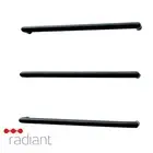 Radiant SBRTR-800 Single Round Towel Rail-800mm-Matte Black(1 Piece)