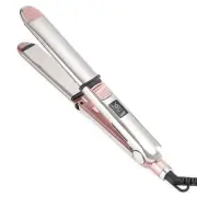 Rozamor 2-in-1 Titanium Ionic Flat Iron,Professional Hair Straightener & Curl...
