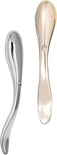 MUSISALY 2pcs Eye Massager for Cooling for Eyes Massage for Cream for Facial Tools Massage Roller Massager Skin Care Tools Face Cream Applicator Girl Skin Care Zinc Alloy