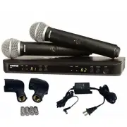 SHURE BLX288/PG58 Dual Receiver (2) Handheld Wireless Mic System