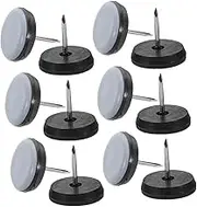 KALLORY 12pcs Chair Leg Pads Noise Reducing Furniture Sliders for Smooth Movement for Dining Chairs Tables Durable Hardware Floor Protectors for Tile Hardwood Floors