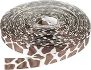 COOPHYA Giraffe Print Craft Ribbon Wide Yards for DIY Projects Wreaths and Party Decorations Soft Durable and Vibrant Animal Print Grosgrain for Wrapping and Bow Making