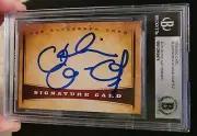 Alexandria Ocasio Cortez Signed Trading Card BAS BECKETT Encapsulated AUTO RARE