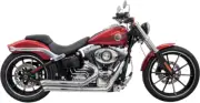 Bassani Xhaust - 1S33D - Pro Street Exhaust - Chrome - Breakout FXSB Softail Ro