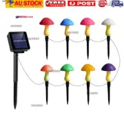Solar Mushroom Lights Outdoor Decor Whimsical Yard Art For Yard Decor Gnome◦