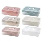 Clear Plastic Project Case Stackable Storage Container for Stationery Art Craft