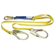 Werner C411200 6ft DeCoil Twinleg Ladder Lanyard w/ Hooks BRAND NEW
