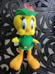 Looney Tunes Tweety Bird Plush Robin Hood 19" 1997 Warner Bros Stuffed Animal