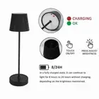 HG Portable LED Table Lamp Touch Control Stepless Dimmable Desk Lamp Recharge 1