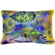 Carolines Treasures 8405PW1216 Turtle Indoor & Outdoor Fabric Decorative Pillow