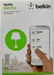 Belkin Wemo Smart WiFi Switch Socket UK 3 Pin Plug F7C027uk App For Android IOS