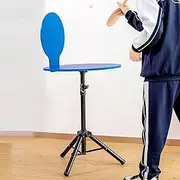 Table Tennis Rebound Board,Floor-Standing Ping Pong Trainer,Table Tennis Exerciser Tool,Adjustable Height for Home School