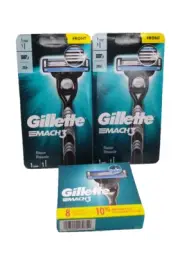 New Gillette Mach3 Includes 2 Razor 10 Cartridges New In Box