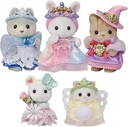 Calico Critters Royal Princess Set, Doll Playset with 5 Figures and Accessories