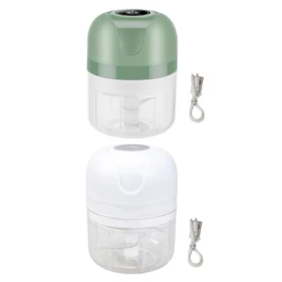 250ml Electric Garlic Chopper Processors Vegetables Garlic Crusher Mincer