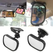 Car Rearview Mirror 360 Degree Mini Safety Convex Kids Monitor Adjustable