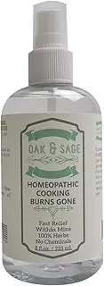 Homeopathic Cooking Burns Gone - Unscented - 8oz - 100% Herbs, No Alcohol, No Chemicals