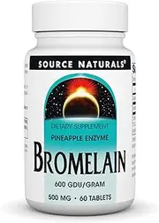 Source Naturals Bromelain, 500mg, 60 Tablets