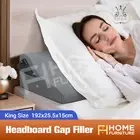 Bed Headboard Gap Filler Wedge Pillow Long Sleep Support Cushion Cover King Size