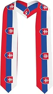 [EdWal] 2025 Slovakia Flag Graduation Stole of Honour Stole Unisex Adult