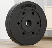 2 x 7.5kg Barbell Weight Plates Set 15kg Weights