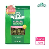 在飛比找momo購物網優惠-【MOMI 摩米】苜蓿草磚1磅X2包(兔子 天竺鼠 龍貓 豚