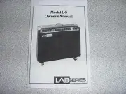 Lab Series Amplifier L5, L7, L9 manual. Norlin, Gibson.