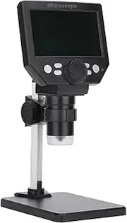 G1000 Digital Electron Microscope 4.3 Inch Large Base LCD Display 10MP 1-1000X Continuous Amplification Magnifier Aluminum Plastic Bracket