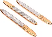 Baluue 3pcs Eyeliner Pen Set False Lashes Makeup Tool Diamond Glitter Eyeliner for Women