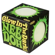 Glow in the Dark NeeDoh Balls Squeeze Toy Stress Relief Gift Set Bundle