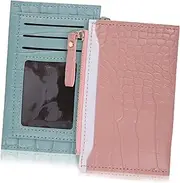 [ROMISBABA] for Women 3 Card Slot Large Coin Purse Wallet Decorative Prints Multi-use Purse, As Shown, medium