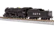 Broadway Limited 7830 N ATSF USRA Heavy Mikado Steam Loco - Sound/DC/DCC #3274