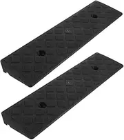 Plastic Ramp for Motorcycles Cars Driveway Bumper Threshold Ramp Universal Design for Scooters Vehicles