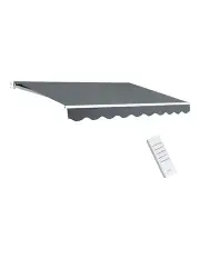 [Instahut] Folding Arm Awning Motorised Outdoor Sunshade 2.5x2m