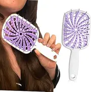 Hairbrushes, Anti Static, Curly Hair Brush for Gentle and Effective Detangling on Wet or Dry Fragile Hair Types, Detangler Brush, Ultra light, Space Detangling Brush for Men and Women