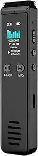 Digital Voice Recorder, Stereo Audio Recorder, USB Rechargeable Dictaphone, 32GB Voice Recorder, Audio Recorder with Playback, Large Storage Room, Advanced Technology for Lectures, Meetings