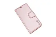 For Apple iPhone 14 Case, Hanman Wallet Leather Flip Magnetic Stand Case Cover (Rose Gold)