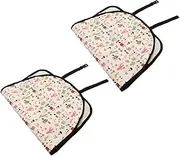 COOPHYA Durable Car Seat Back Protector Anti-Kick Pad Waterproof Seat Cover Detachable Design for Cars