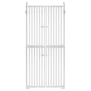 Retractable Safety Gate Pet Dog Cat Extra Tall Fence Enclosure Barrier Safe Guard Fencing for Doorway Stairs 190 to 250cm