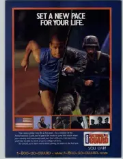 2005 U.S. Army National Guard Recruitment Promo Vintage Print Ad/Poster