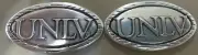 Lot of 2 University of Las Vegas Conchos with Screws