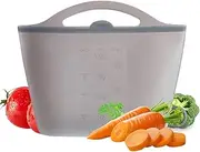 Silicone Microwave Bags – Dishwasher Safe Reusable Storage Bags, Stand-Up Freezer Sandwich Bag | Multipurpose Silicone Containers for Freezer, Microwave, Oven, Food Storage and Organization